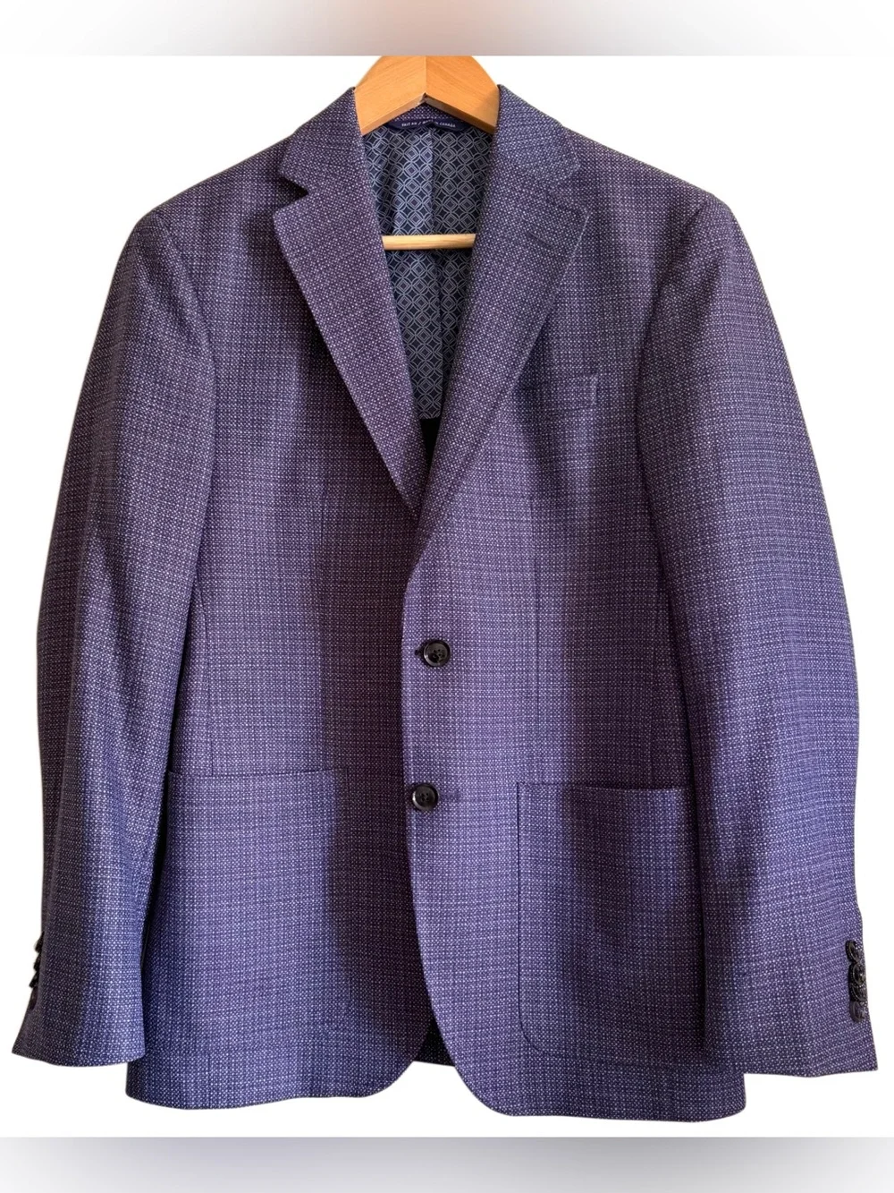 TED BAKER Endurance Men’s 100% Wool Preppy Formal Business Casual Blazer Sz 36/S
